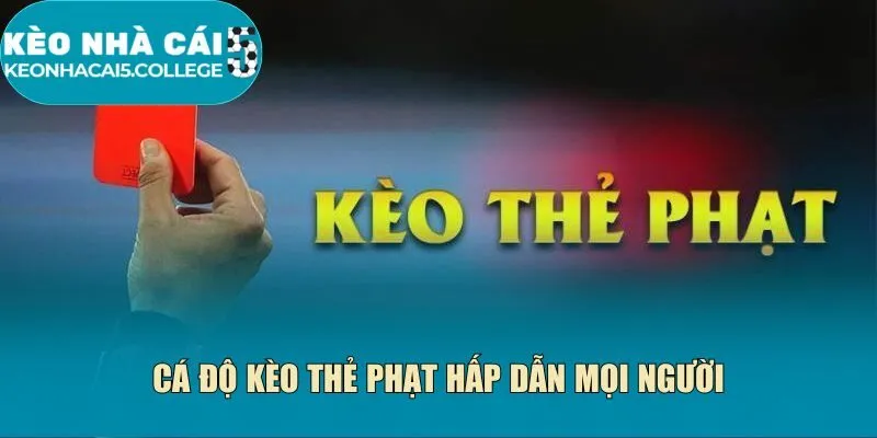 Cá độ kèo thẻ phạt hấp dẫn mọi người